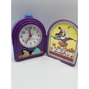 90s Disney VTG Aladdin Genie Collectible Alarm Clock - Tested & Working